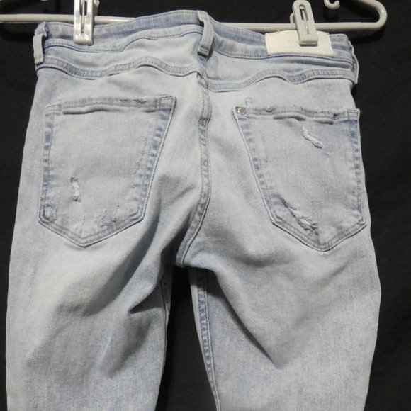 H&M & DENIM  27/30 distressed denim, skinny, low waist, 160/68A - Picture 11 of 16